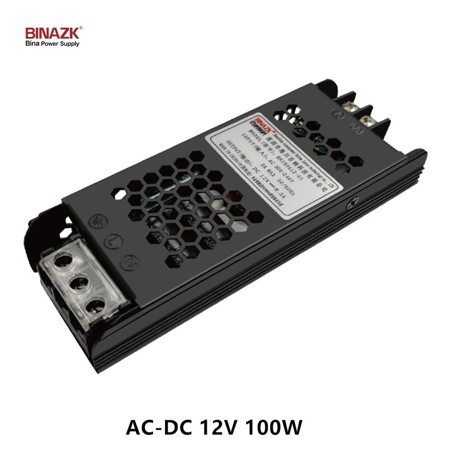 Alimentation LED Bina 100 W Source d'éclairage stable 12 volts Transformateur