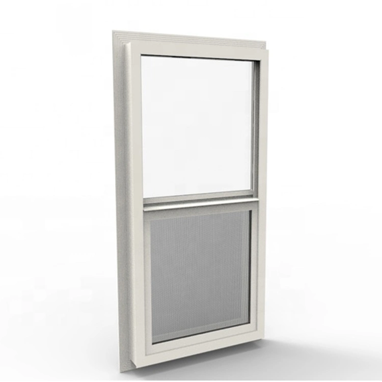 CE As2047 UV-Resistant Dust Resistanceanti-Aging Low-E Laminated Glass Touch Invisible Lock UPVC PVC Vinyl Single Hung Window
