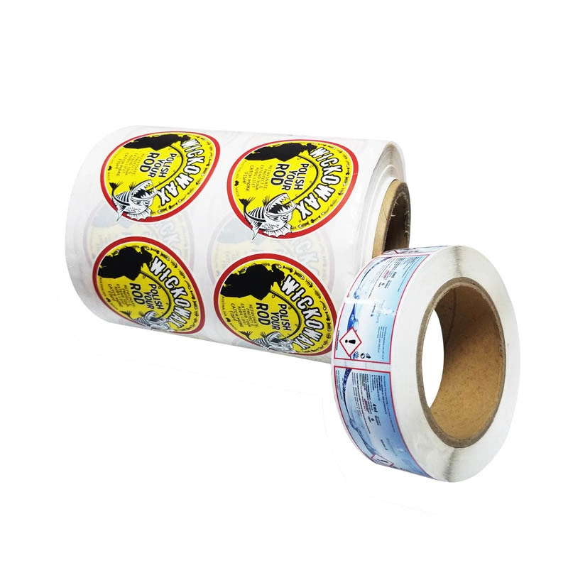 High quality/High cost performance  Design Custom Adhesive Paper Printing Roll Label Sticker