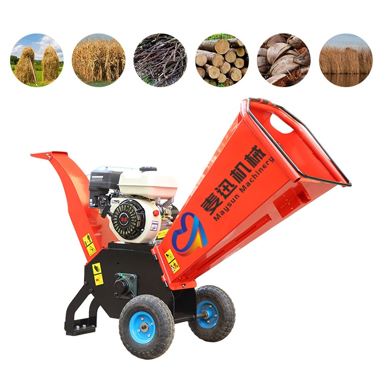 2023 Maysun Factory Professional Customized Sawdust Productive Wood Shredder Agricultural Wood Chipper Shredder Diesel Oil Machine