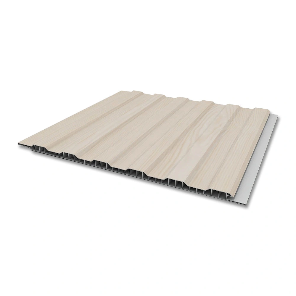 PVC Internal Fireproof Composite Wall Cladding Wooden Color PVC Ceiling Oil Printing Wood Grain Design Wall Panel