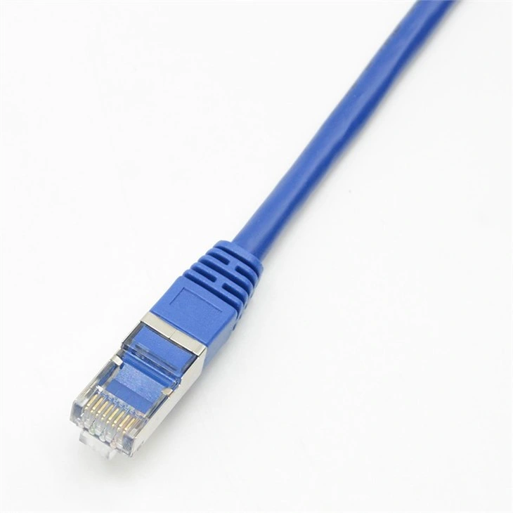 اتصال محمي بسلك توصيل كبل توصيل FTP CAT6 CAT6A CAT5e من نوع RJ45 سلك كابل 8 محوري