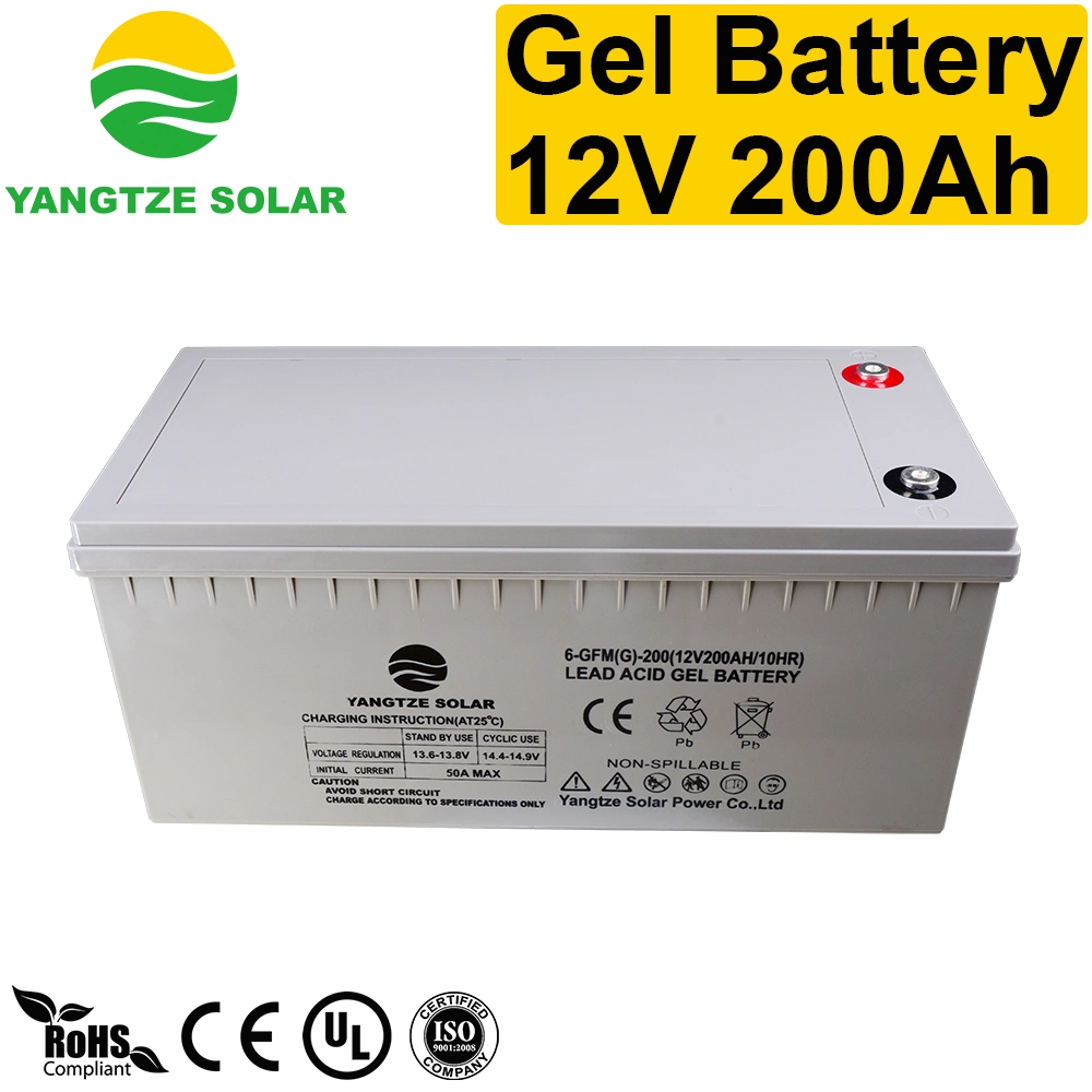 12V 200ah Gel Battery Backup for Security Camera