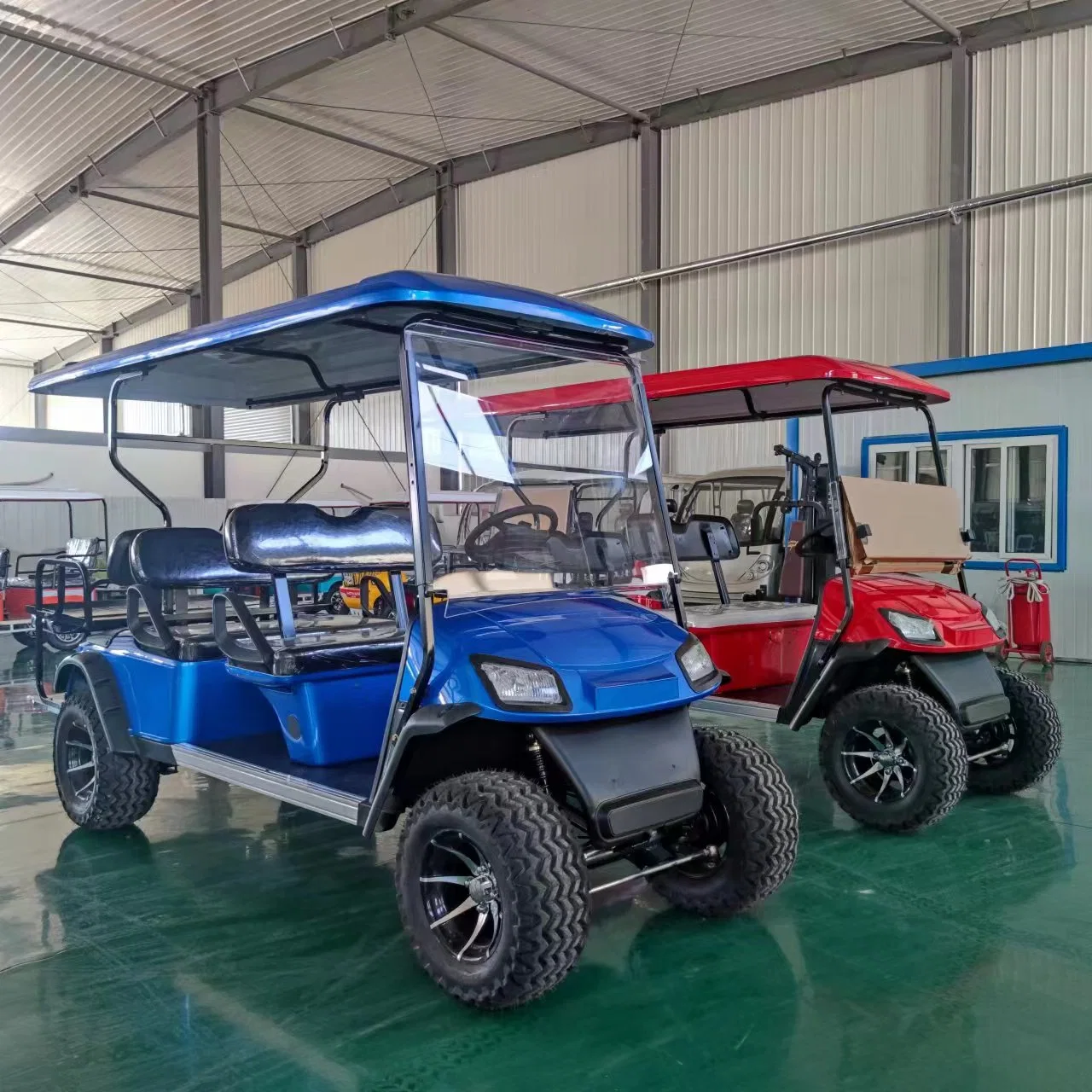 New Designed Electric Golf Cart 4+2 Seats Forge H4+2 Hunting Golf Buggy