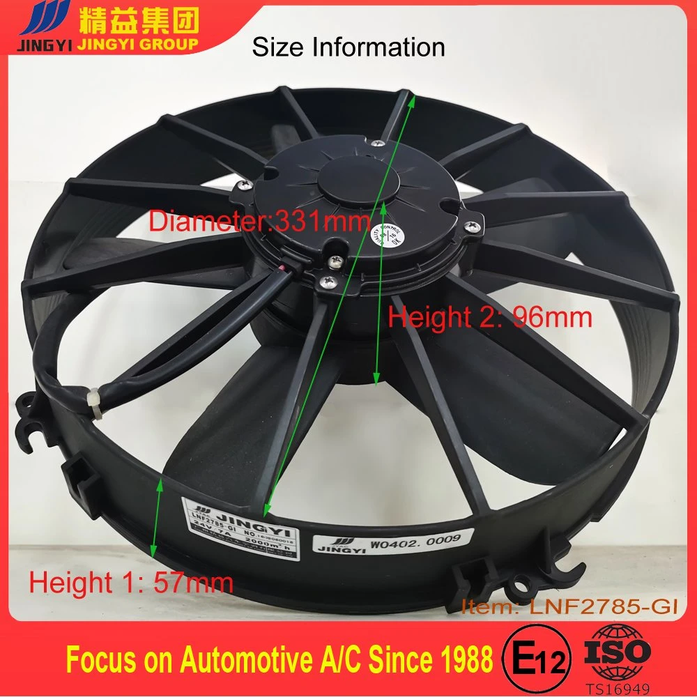 RV Bus AC Fan Long Life Keep Running Quietly in Car