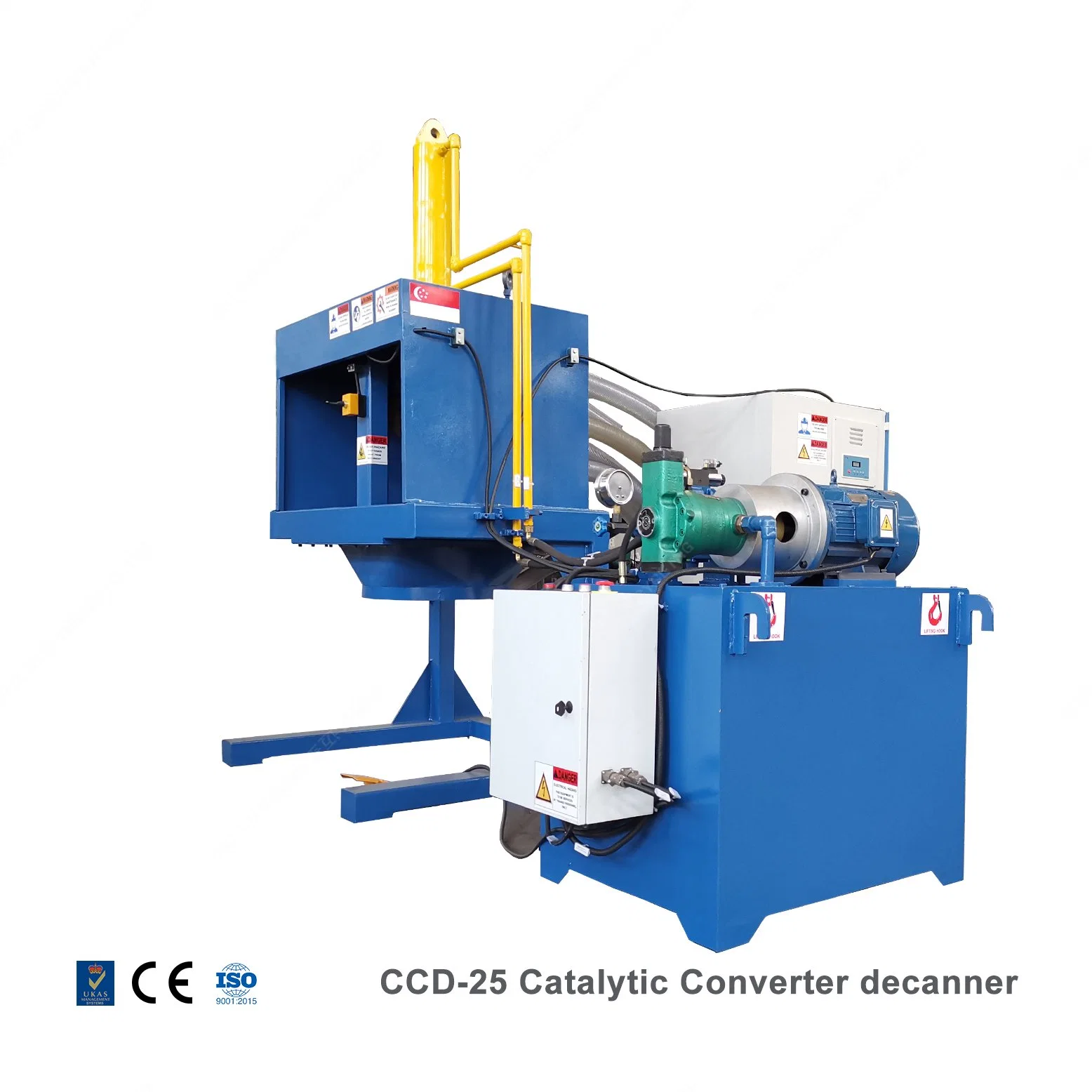 CCD-25 Hydraulic Catalytic Converter Shear Machine