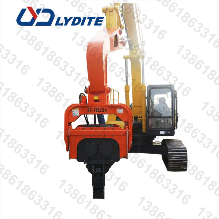Beiyi Baumaschinen Pfahlfahrausrüstung 18-65t Bagger montiert hydraulisch Vibro Hammer/Vibrationsflor-Treiber