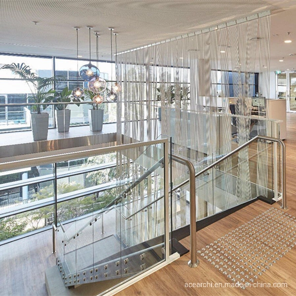 Ace de acero inoxidable mesas de vidrio escaleras de los separadores de barandilla pasamanos INOX