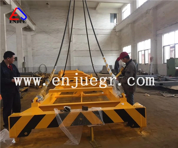 Shanghai Enjue Manual Container Lifting Bean ISO Container Lift Spreader for Sale with RS CCS BV Cert.