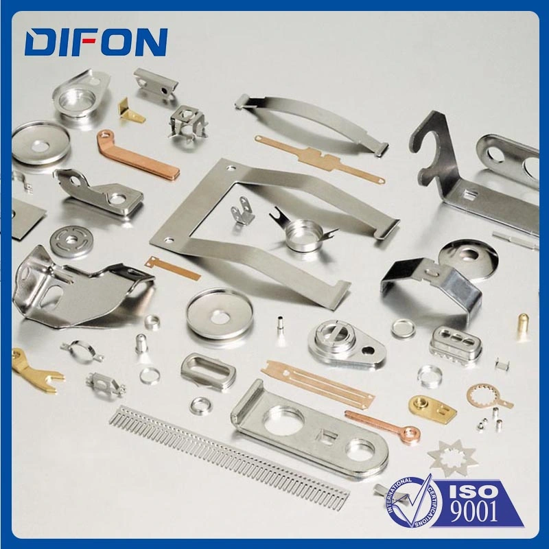 Custom Metal Pressing Automotive Stamping Parts with Chrome Coating/Sheet Metal Stamped Parts Flat Metal Spring Clip Fastener