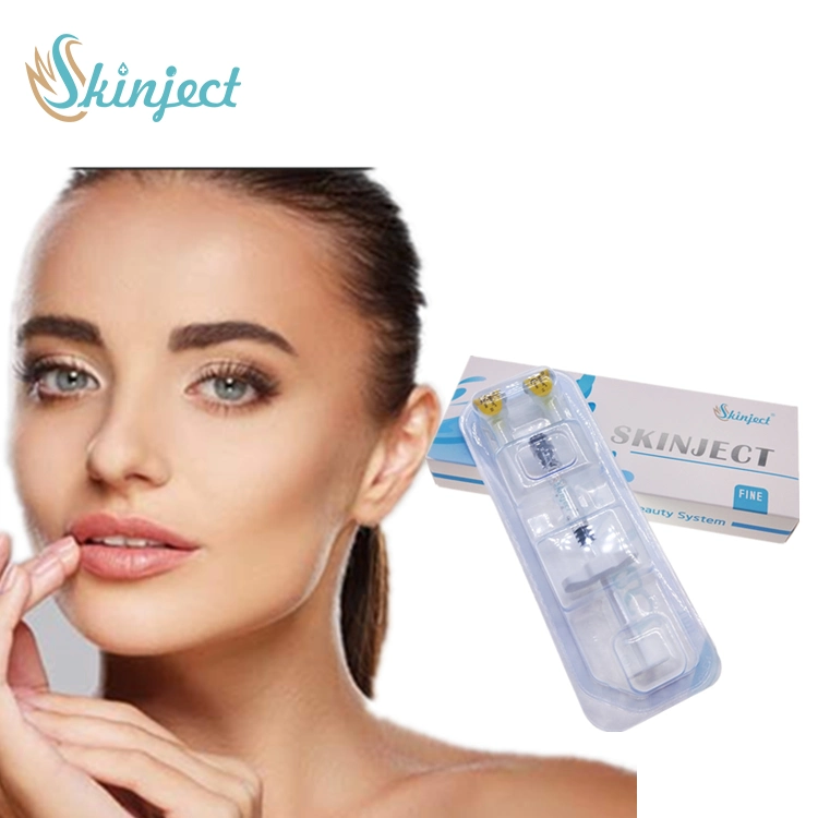 Skinject piel Filler frente Anti arrugas Huyaluronic Acid Gel Dermal Inyección de líquido de relleno