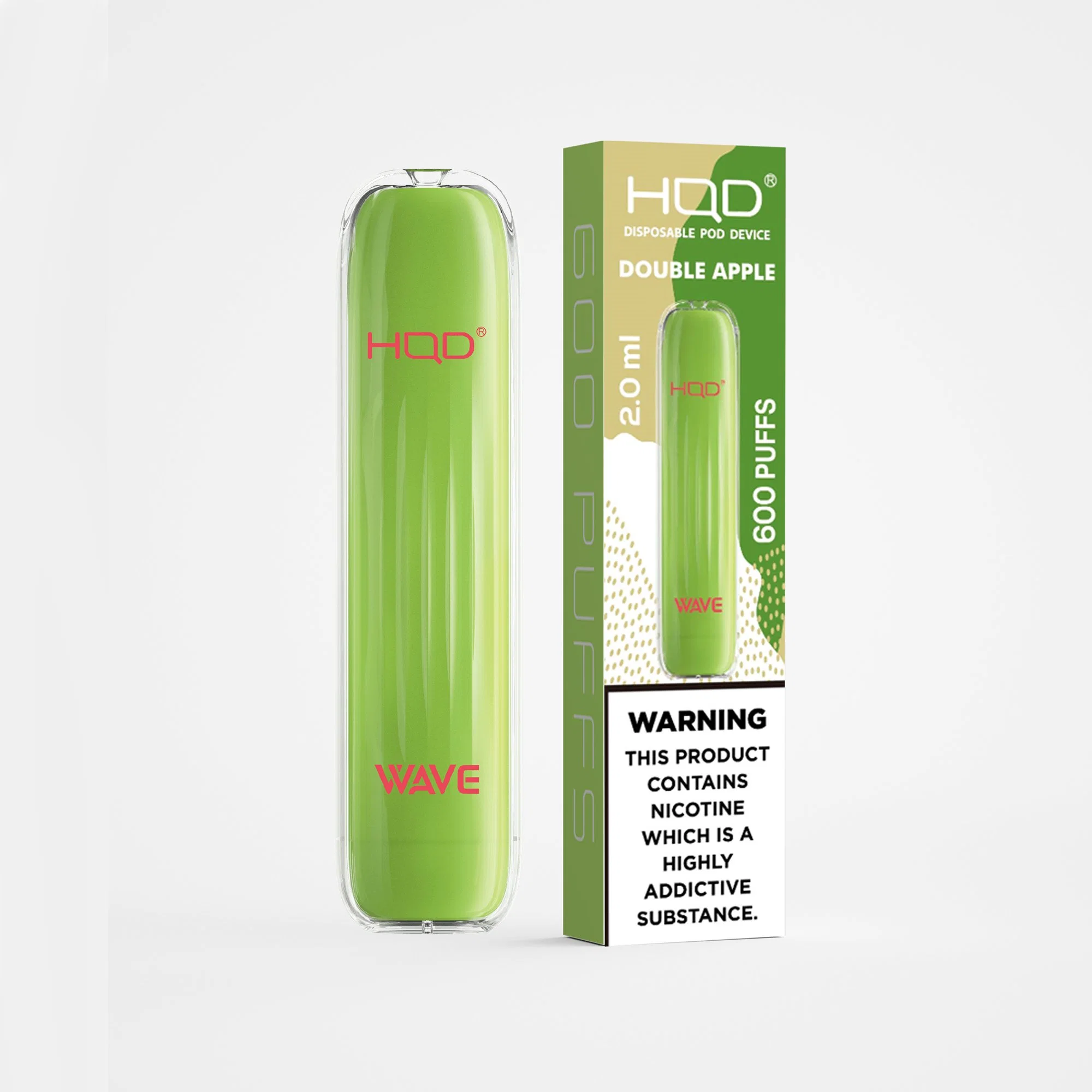 Rauchdampfverteiler Elektronischer Stift 600 Puffs Hqd-Wellenpod Gerät Pen Style Elektronische Zigarette