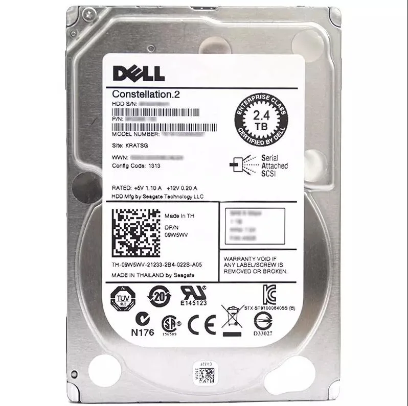 Со стороны Dell 401-Abhq 2.4tb 10K RPM SAS 12 Гбит/с, 512e 2.5in с возможностью горячей замены дисков