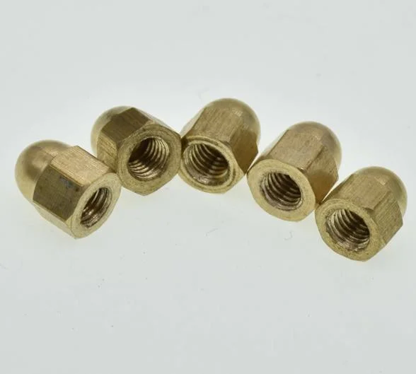 High quality/High cost performance  Hardware Original Factory Brass Phosphor Bronze Hex Cap Nut