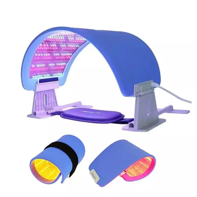 Anti-âge LED lumière Beauté masque infrarouge 7 PDT 7 Couleurs témoins thérapie par photons