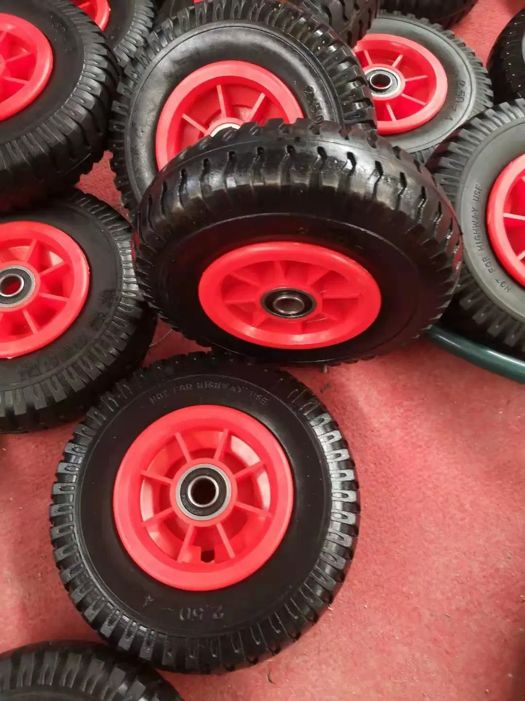 2.80/2.50-4 PU Foam Trolley Wheel