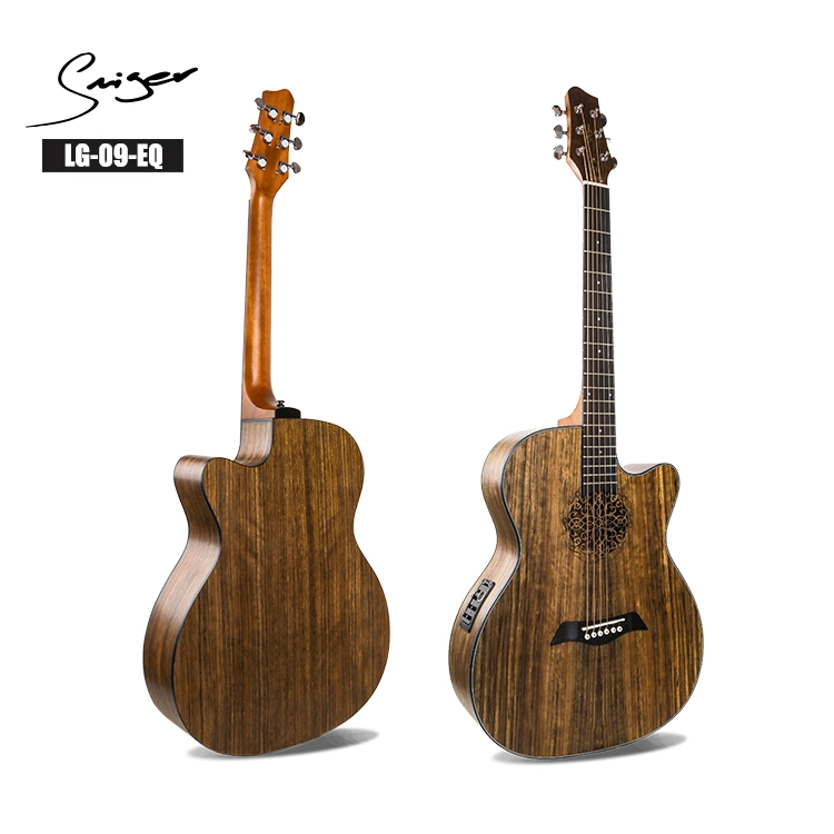 Китай Электромузыкальные инструменты 40 дюйма Cutaway Semi Acoustic Electric Гитара