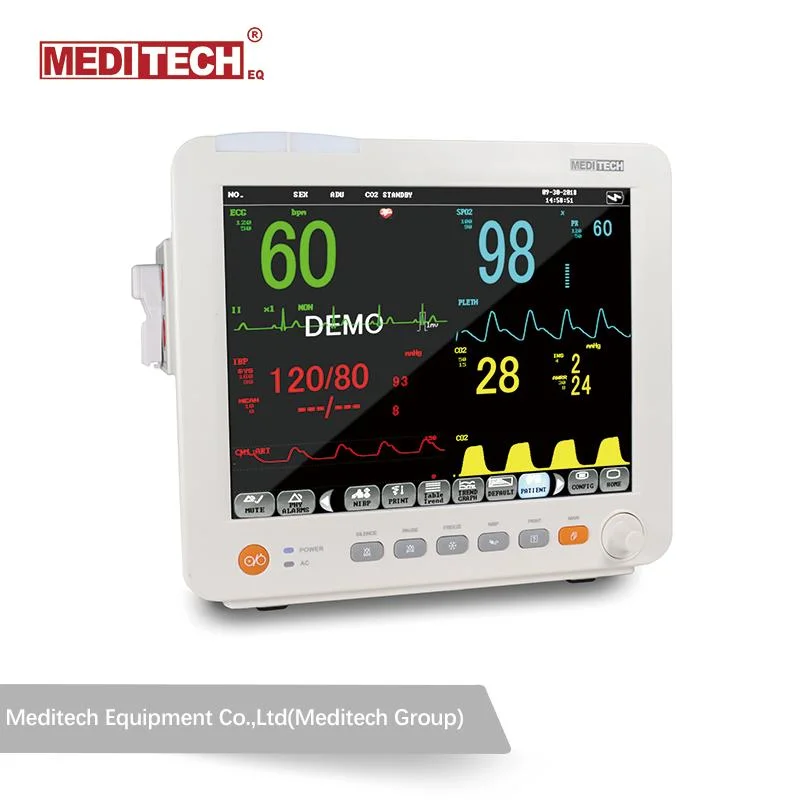 شاشة مريض بميديتيك معتمدة من قبل الاتحاد الأوروبي مقاس 12 بوصة بتصميم فريد