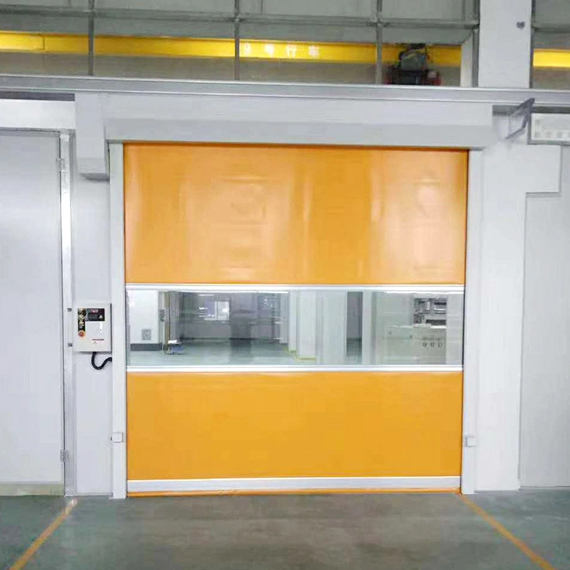 Industrial Automatic Plastic PVC Fast Rapid Roller Shutter Doors