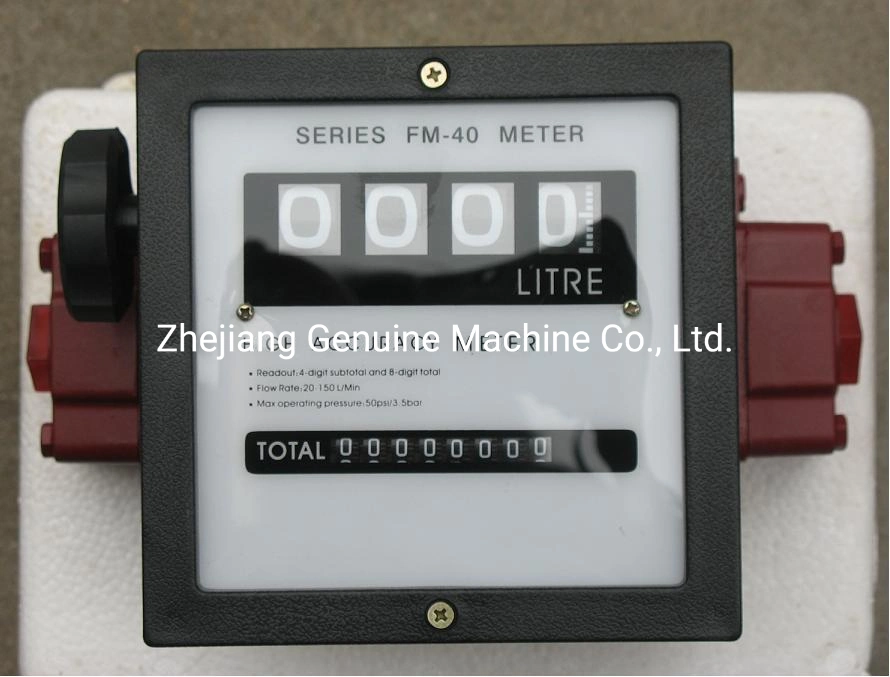 Zcheng Oval Gear Meter Flow Meter for Gas Station Used Fuel Dispenser