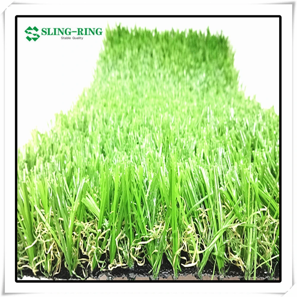 Soccer Artificial Grass Diamond Shape Artificial Grass for Football