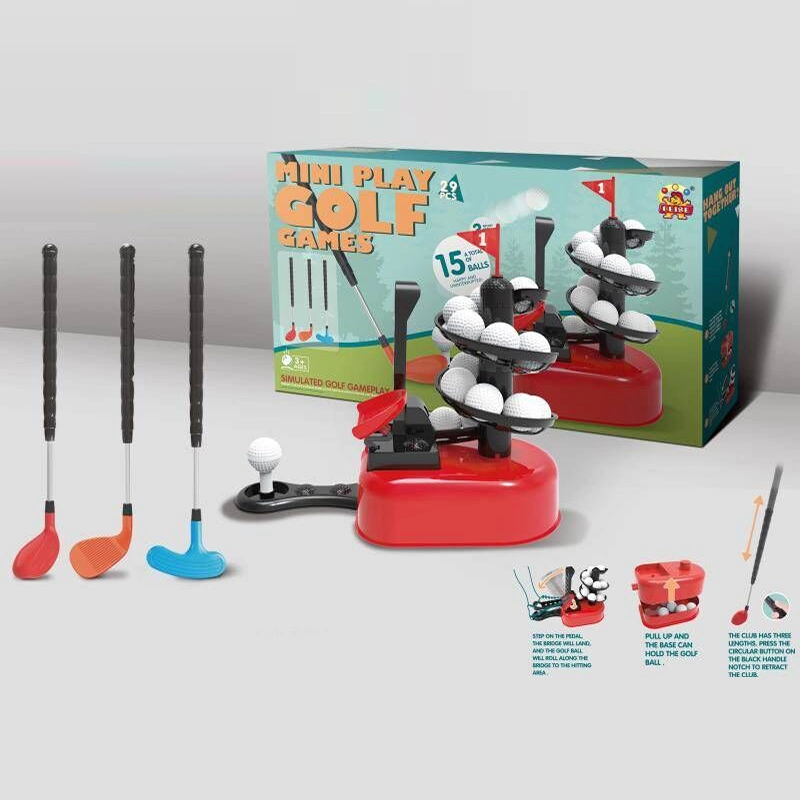 Neueste Mini Spielzeug Golf Trainer Golf Pitching Maschine Golf Ball Spielzeug für Kinder