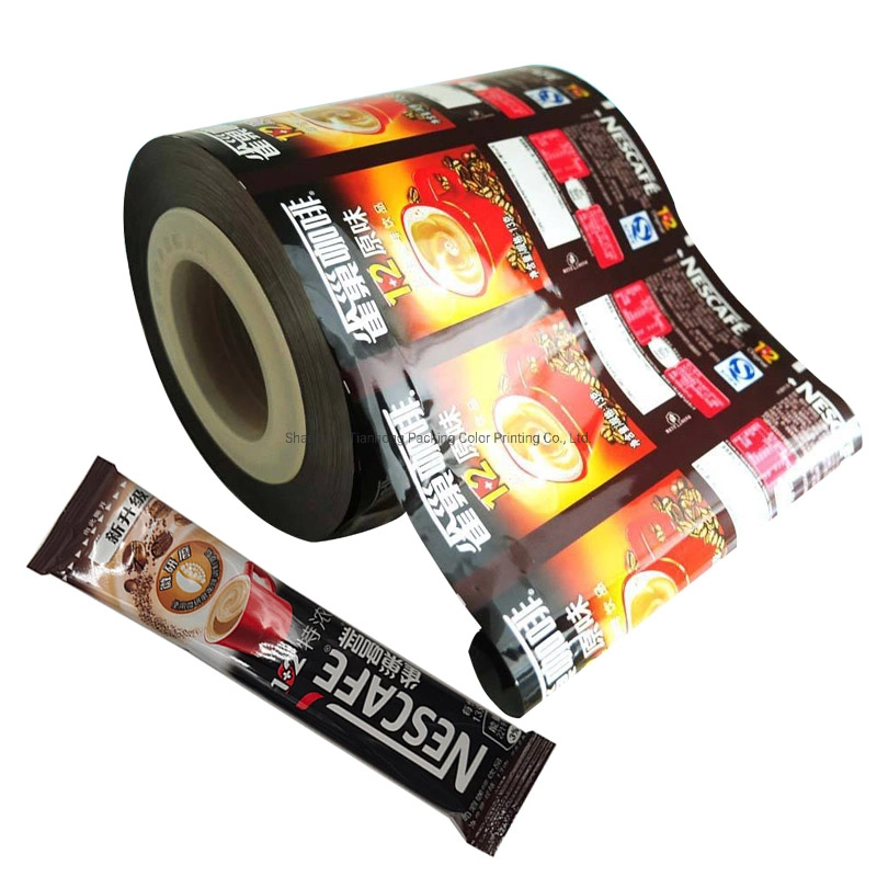 Plastic Roll Stock Nuts Food Candy Chocolate Bar Packaging Printed BOPP Film Plastic Roll