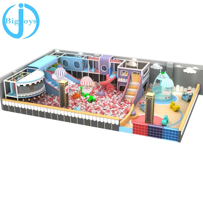 Infantário Soft playground coberto com novos designs de estilo