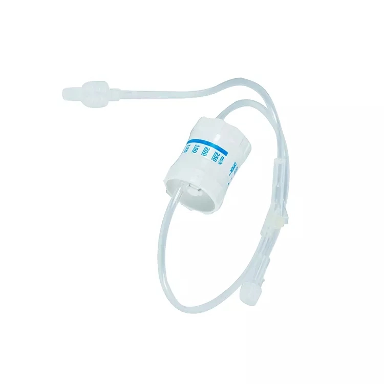 Medical Disposable I. V Flow Regulator with Extension Tube Flow Rate Control