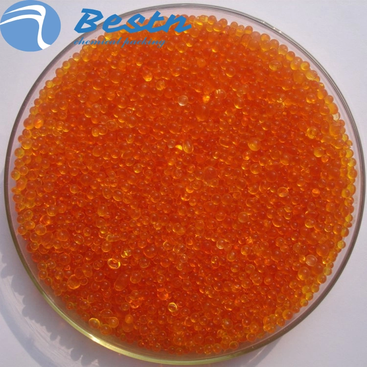 2-4 mm transparent/Blanc/orange/bleu perles de gel de silice absorbant de l'eau dans l'électronique de produits chimiques de dessiccant