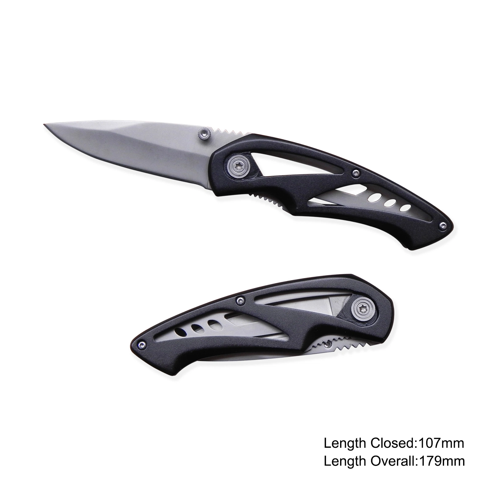 Couteaux à outils manuels en acier inoxydable, couteau multifonctions couteau repliable de luxe (n° 3563)