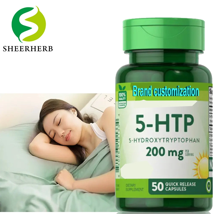 Treats Insomnia Anxiety Factory Outlet Purity 99% Griffonia Seed Extract 5-Htp L-5-Hydroxytryptophan 5htp