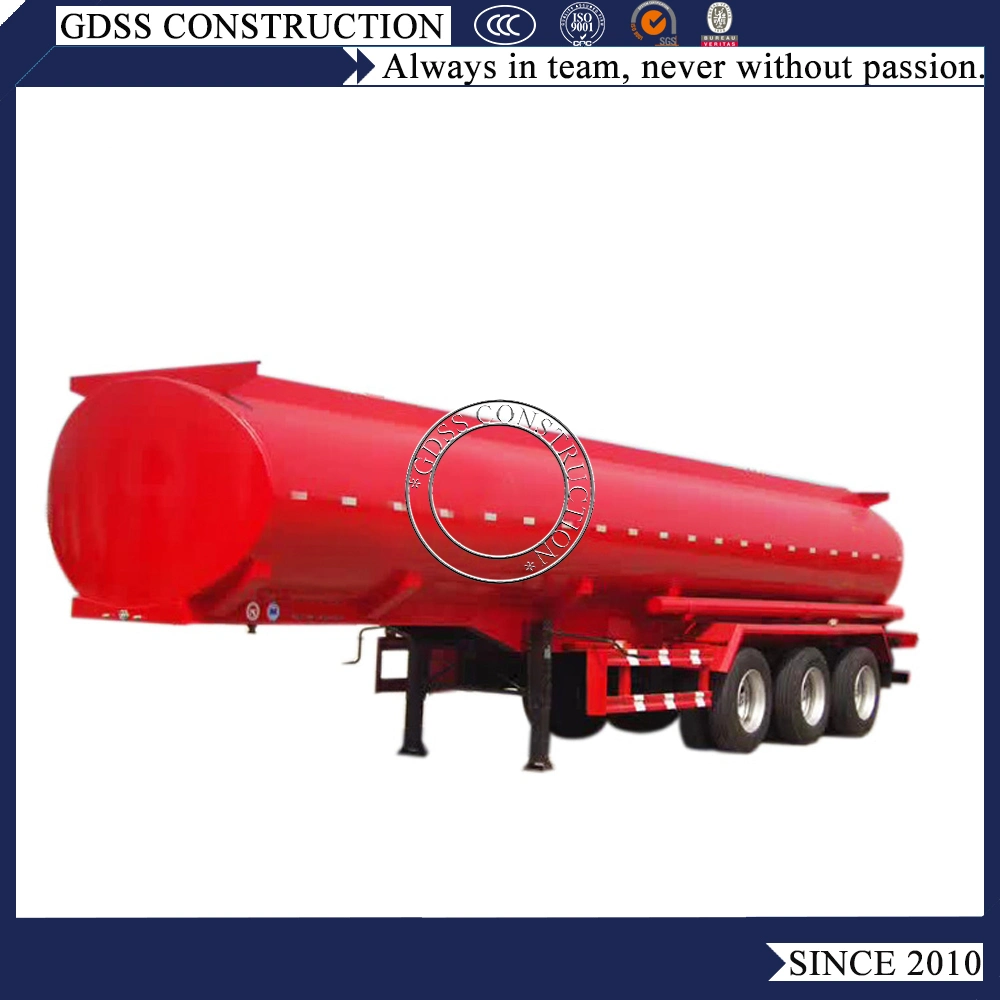 40000L 45000L 50000L Fuel Tanker Semi Trailer 40-50cbm Oil Tanker with 3 BPW/Fuwa Axles