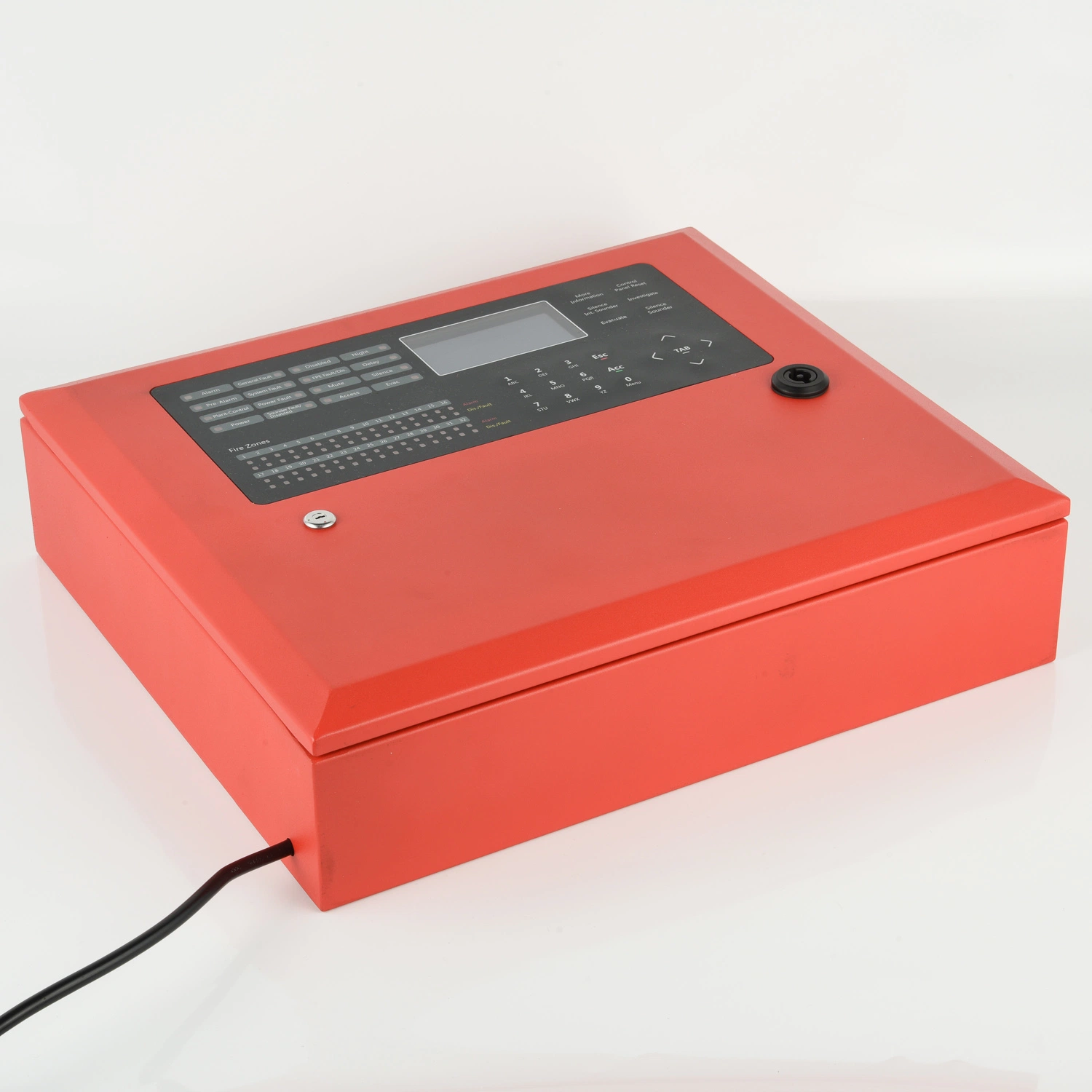 Painel de Controle de alarme de incêndio endereçável para sistema de alarme de incêndio