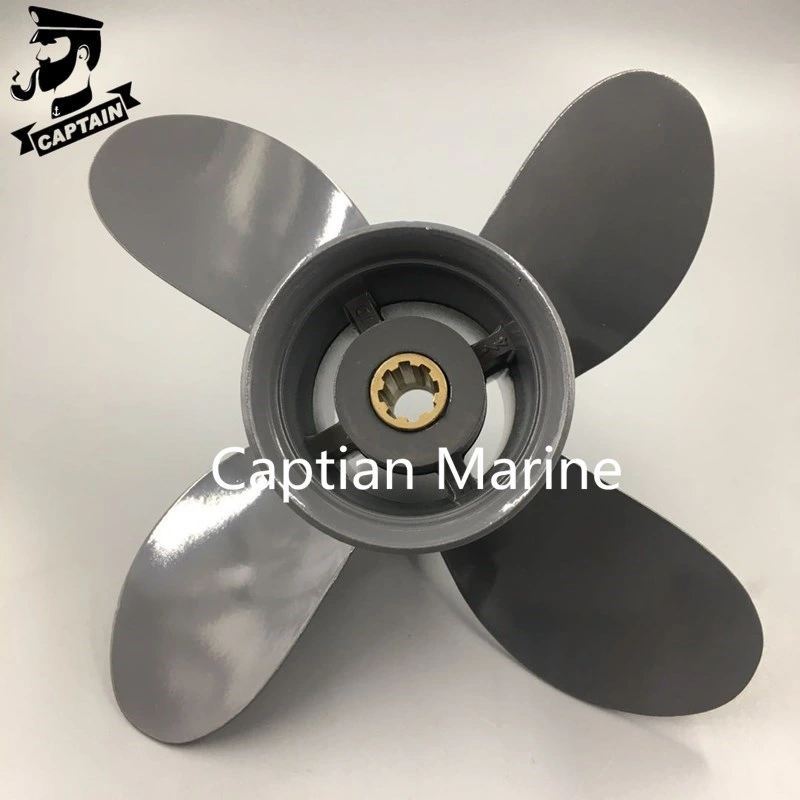 4 Blade 9 1/4X10 Honda Fishing Boat Engine Aluminum Propeller 8-20HP