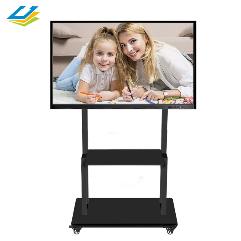 65 polegadas televisões de ecrã táctil LCD de 4K de preços digital inteligente interactivo Escola White Board escrito POR SATÉLITE