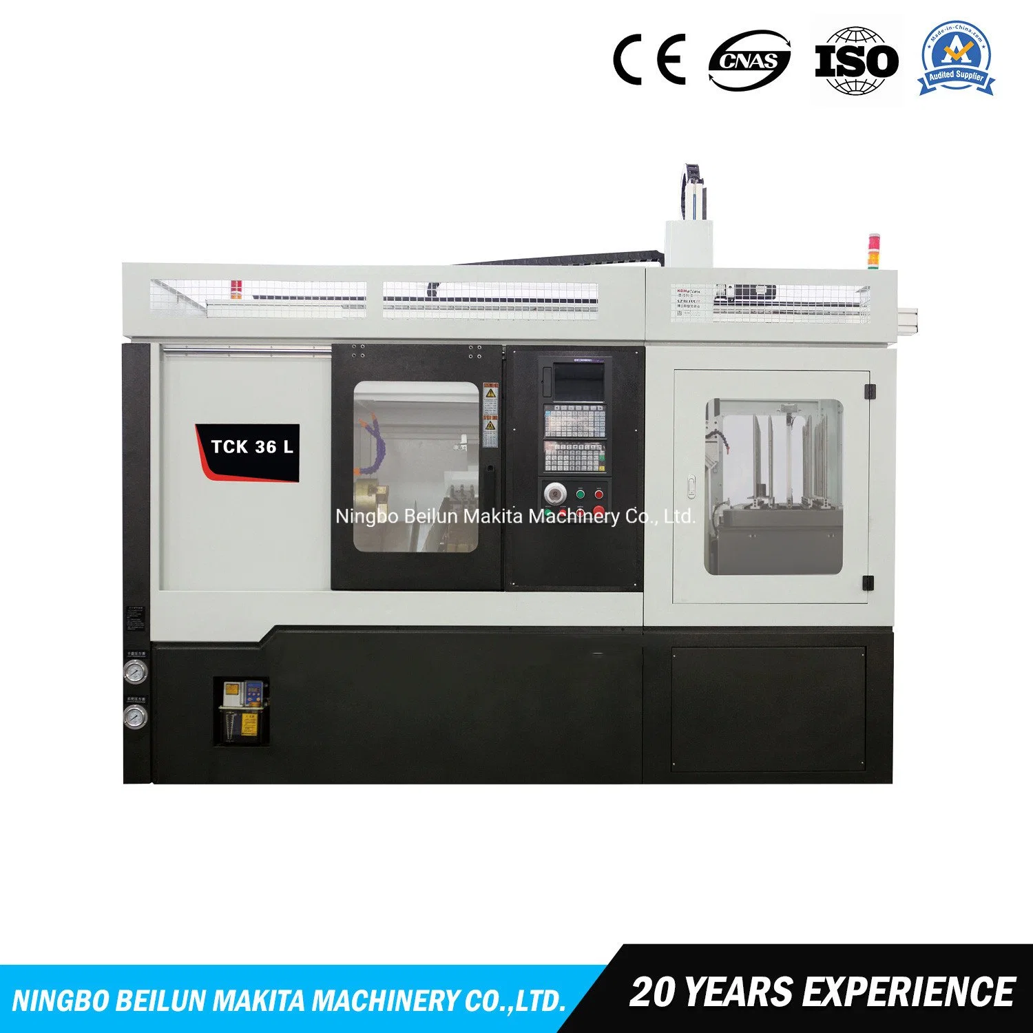 Inclined Guid Way CNC Turning Center Lathe Manipulator for Metal Cutting