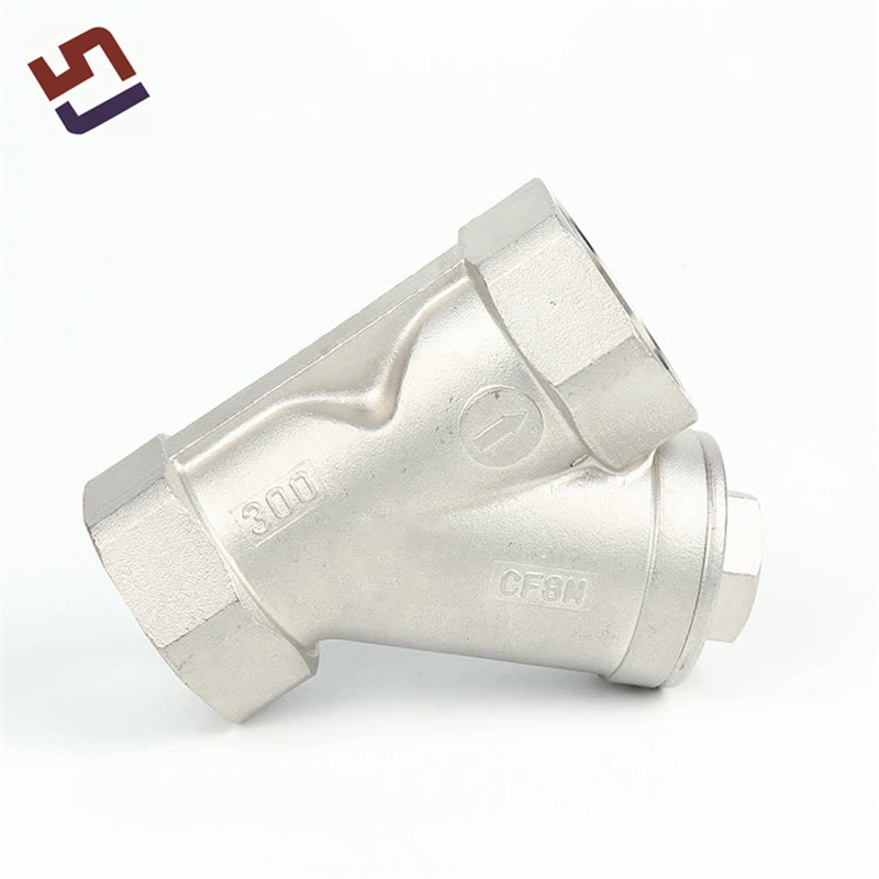 Lost Wax Casting Thread End Socket Weld End Carbon Stainless Steel Industrial Valve Y-Strainer Filter