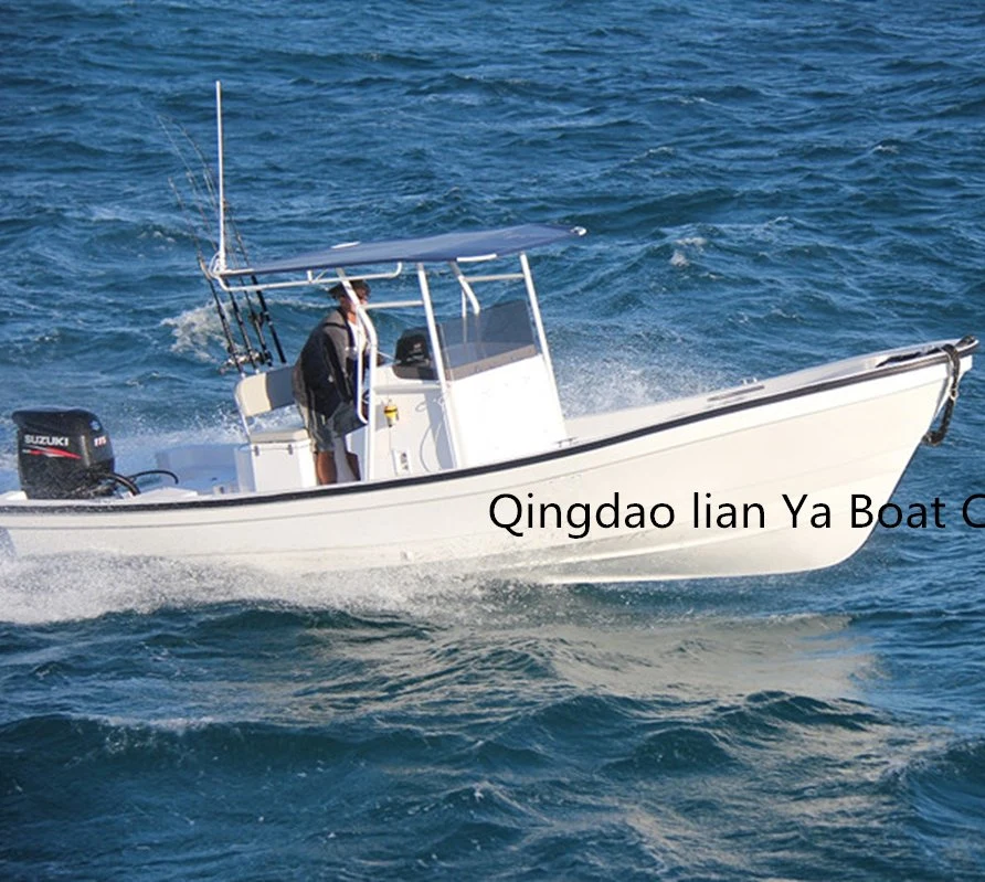 Liya 7.6meters Fishing Boat for Ocean Fiberglass Boat Building