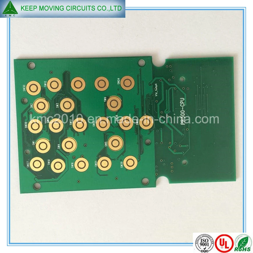 Bonne qualité 6 couche de carte de circuit imprimé avec circuit vert BGA