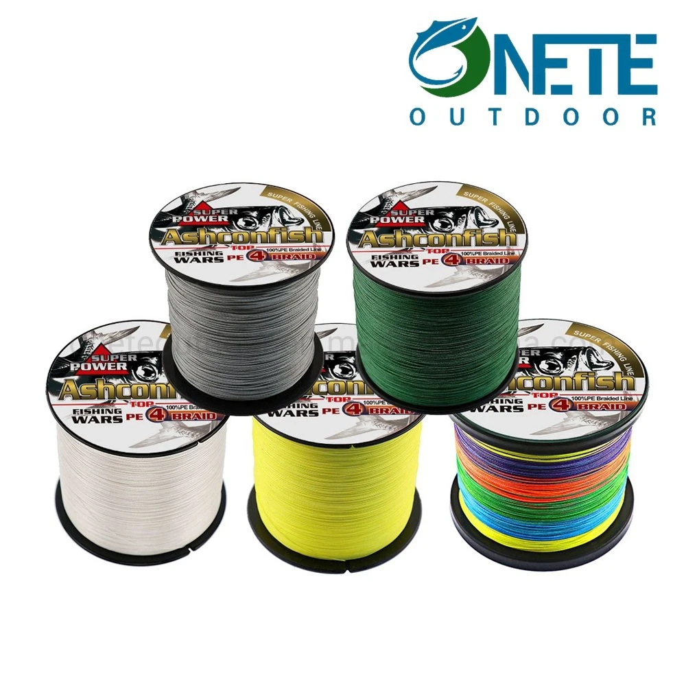 Big Game Fishing Tackle 4 Strands 300m Pack 0.1-0.55mm 6--100 Lbs PE Braided Fishing Line