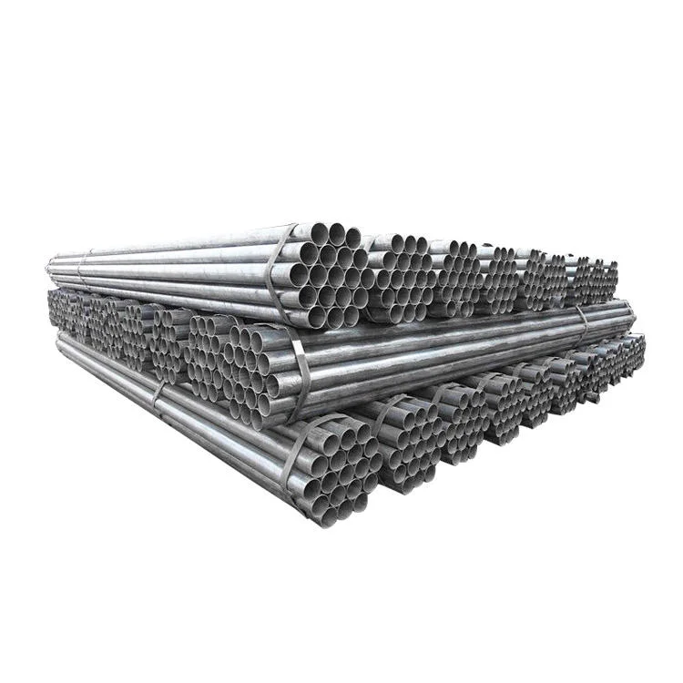 ASTM A53 Ms Steel ERW Carbon Black Iron Pipe Welded Sch40 Steel Pipe for Building Material