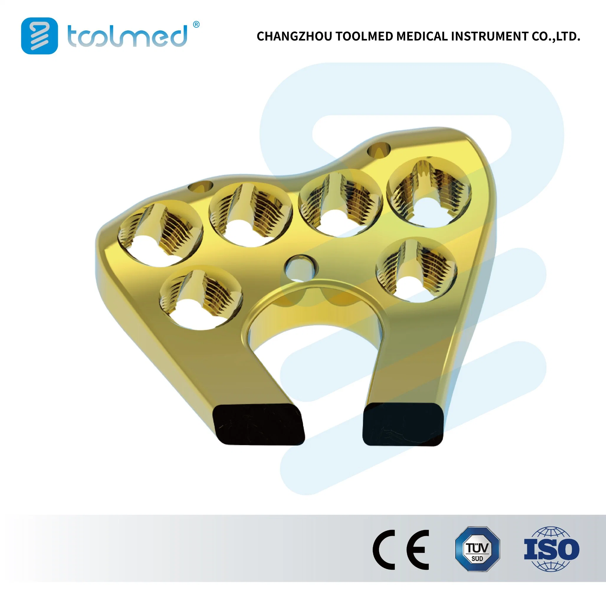 2.4-2.7mm Variable Angle Two-Column Volar Distal Radius Locking Plate, Head Holes 6, Multiax&trade; Variale Angle Locking Plate System, Orthopedic Instruments.