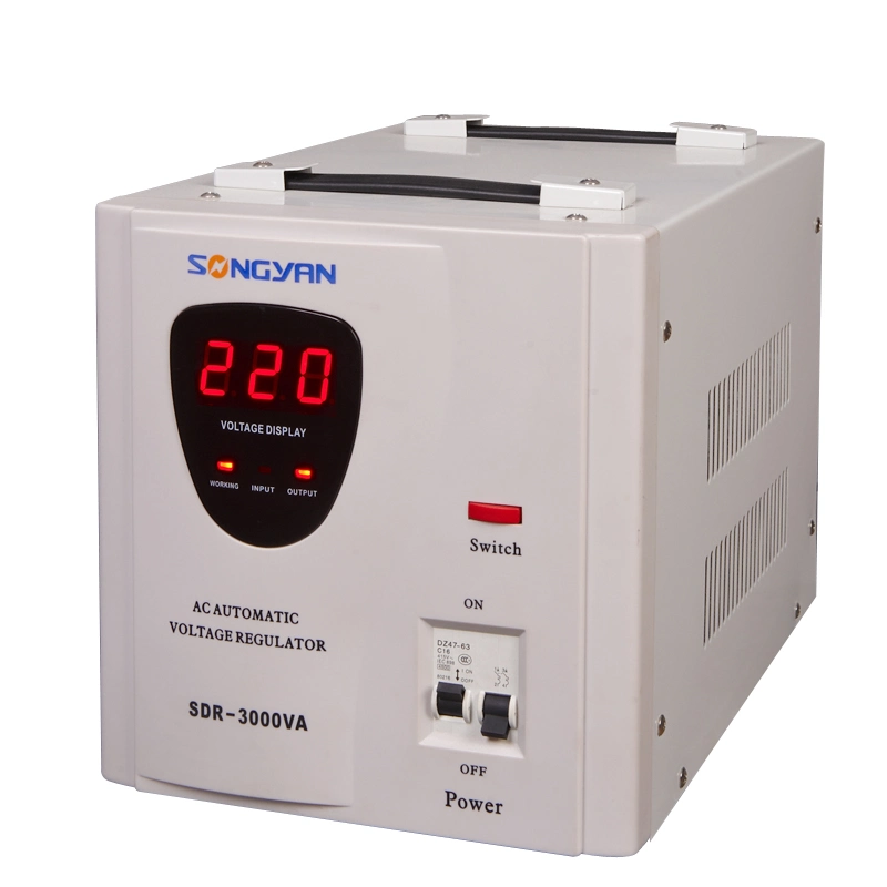 Regulador de tensão automático de 220 V, fase única, regulador de tensão de corrente de 3 kVA, várias de boa qualidade 2KvA