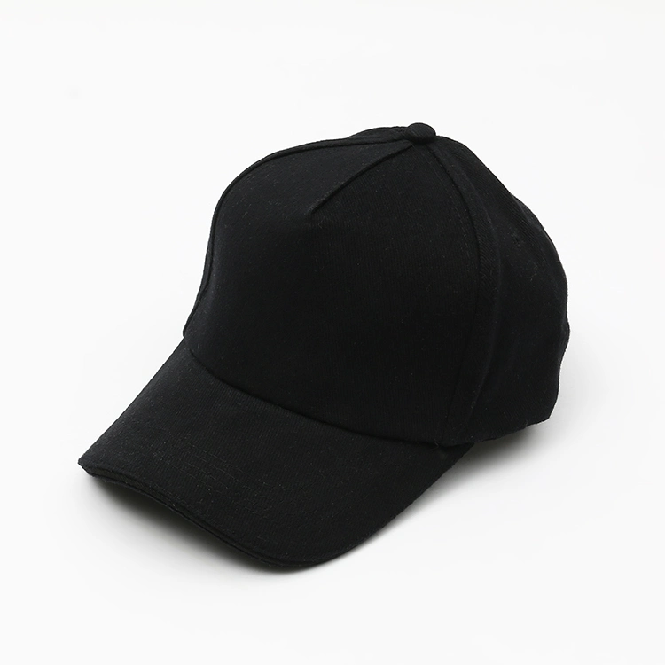 Black Cool Boy 100% Cotton Custom 5 Panel Dad Baseball Cap