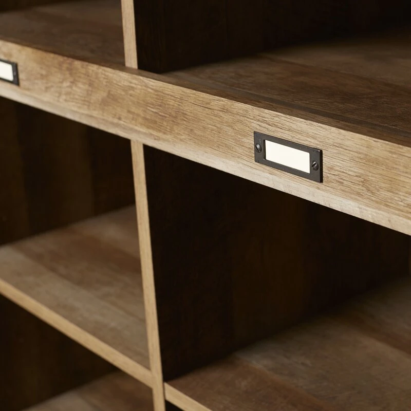 Home Furniture Craftsman Oak Modern Standard Bookcase Shelf for Living Room