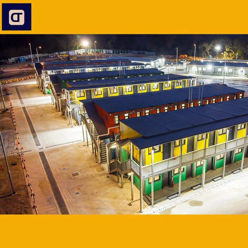 4-Story Dormitory Integrated Housing Modular House Prefabricated Site-Office Steel Structure Building