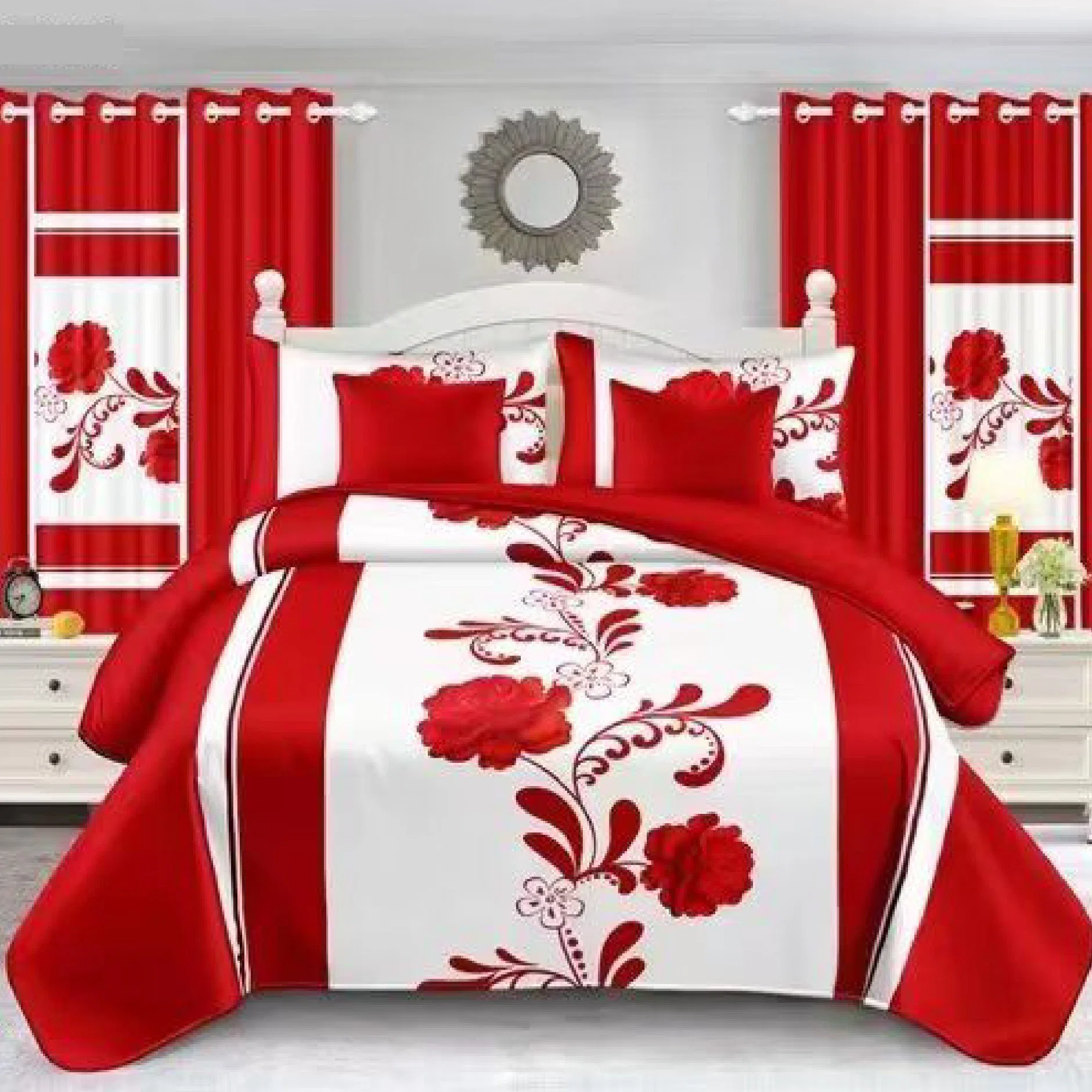 Grau Quilt Tröster Bettbezug Schleifen Bett Leinen Flachlaken 2 Polyester Bedruckte Kissenbezüge Bettwäsche Heimtextil Bettwäsche Set Für Schlafzimmer