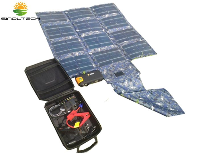 Military Standard 30W Folding Flexible CIGS Solar Charger Kit (SP-030K)