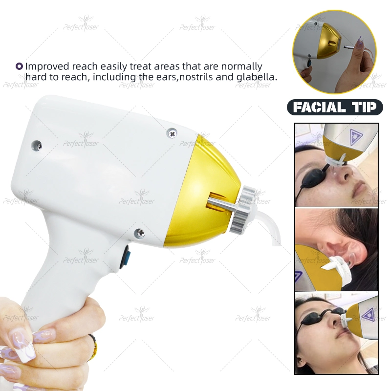 2 manijas depilación láser sin dolor 3 longitud de onda 3500W 808nm Láser de diodo 3 onda 755nm 808nm 1064nm láser de diodo Cabello Equipo de Belleza de remoción